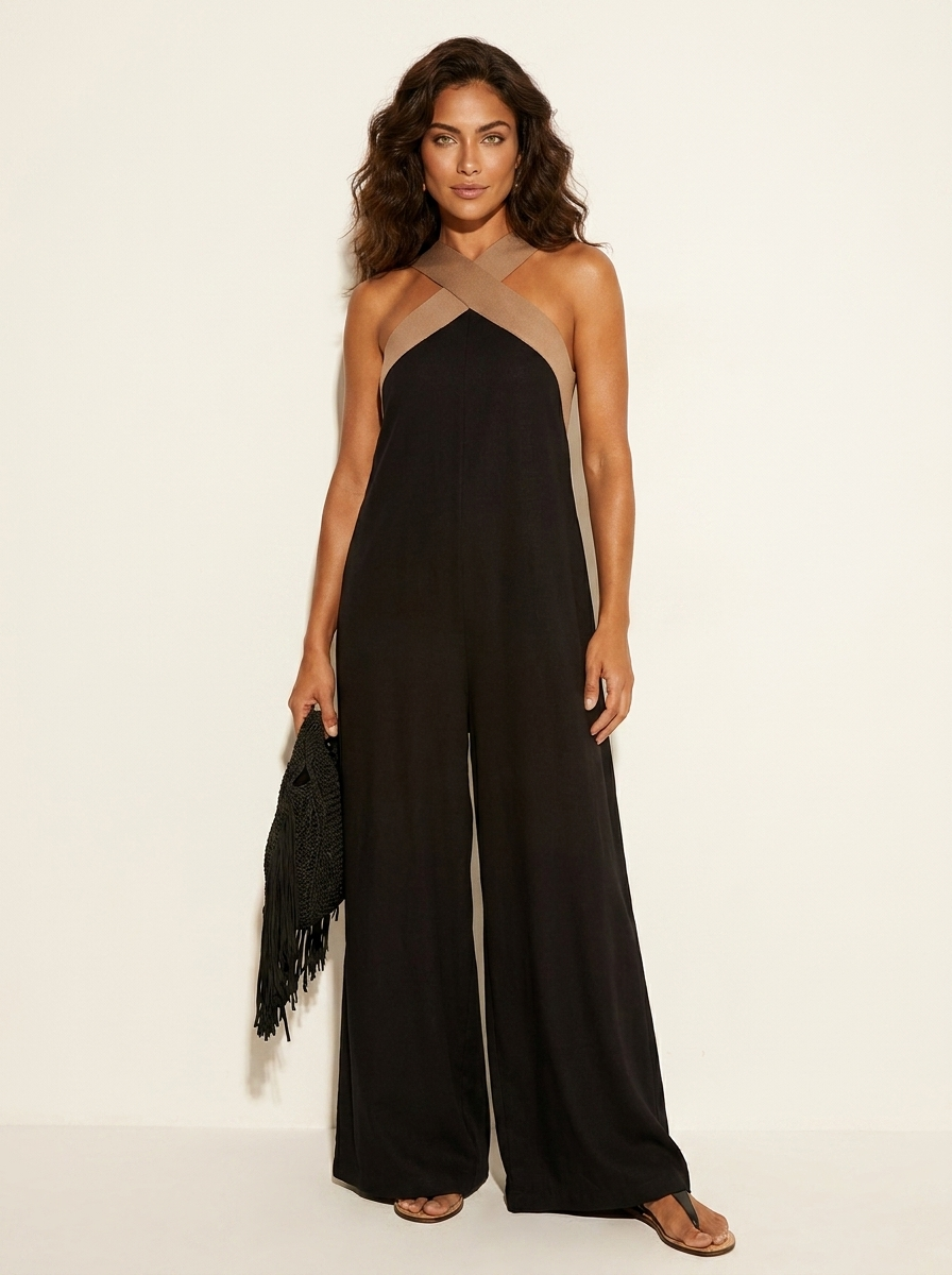 Maxi Jurk met Kruishals - Sophia