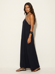 Maxi Jurk met Kruishals - Sophia