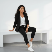 Comfortabele elegante damesblazer set