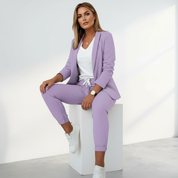 Comfortabele elegante damesblazer set
