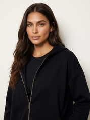 Minimalistische hooded jas - Mila