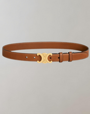Minimalistische riem met gouden gesp - Elara