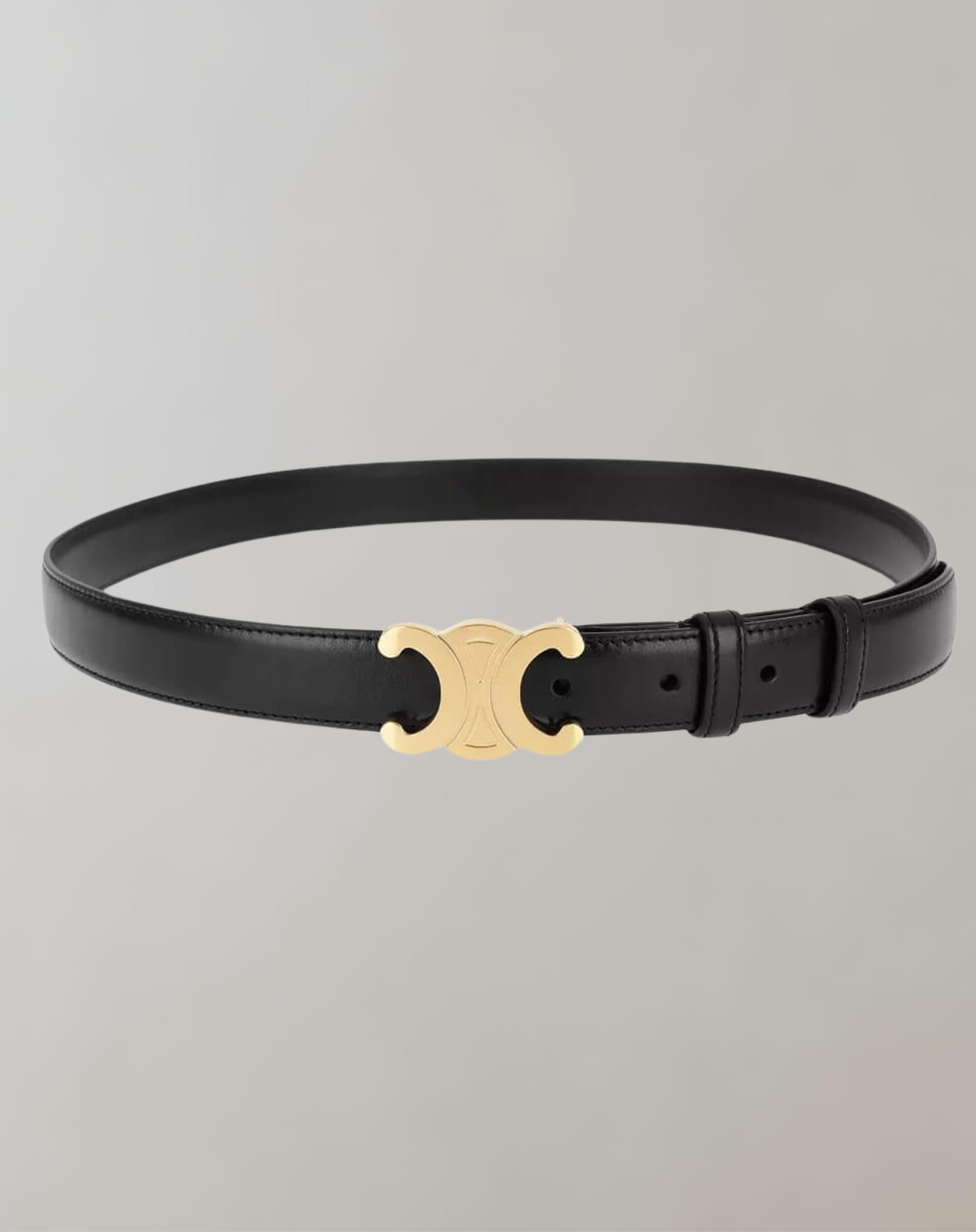 Minimalistische riem met gouden gesp - Elara