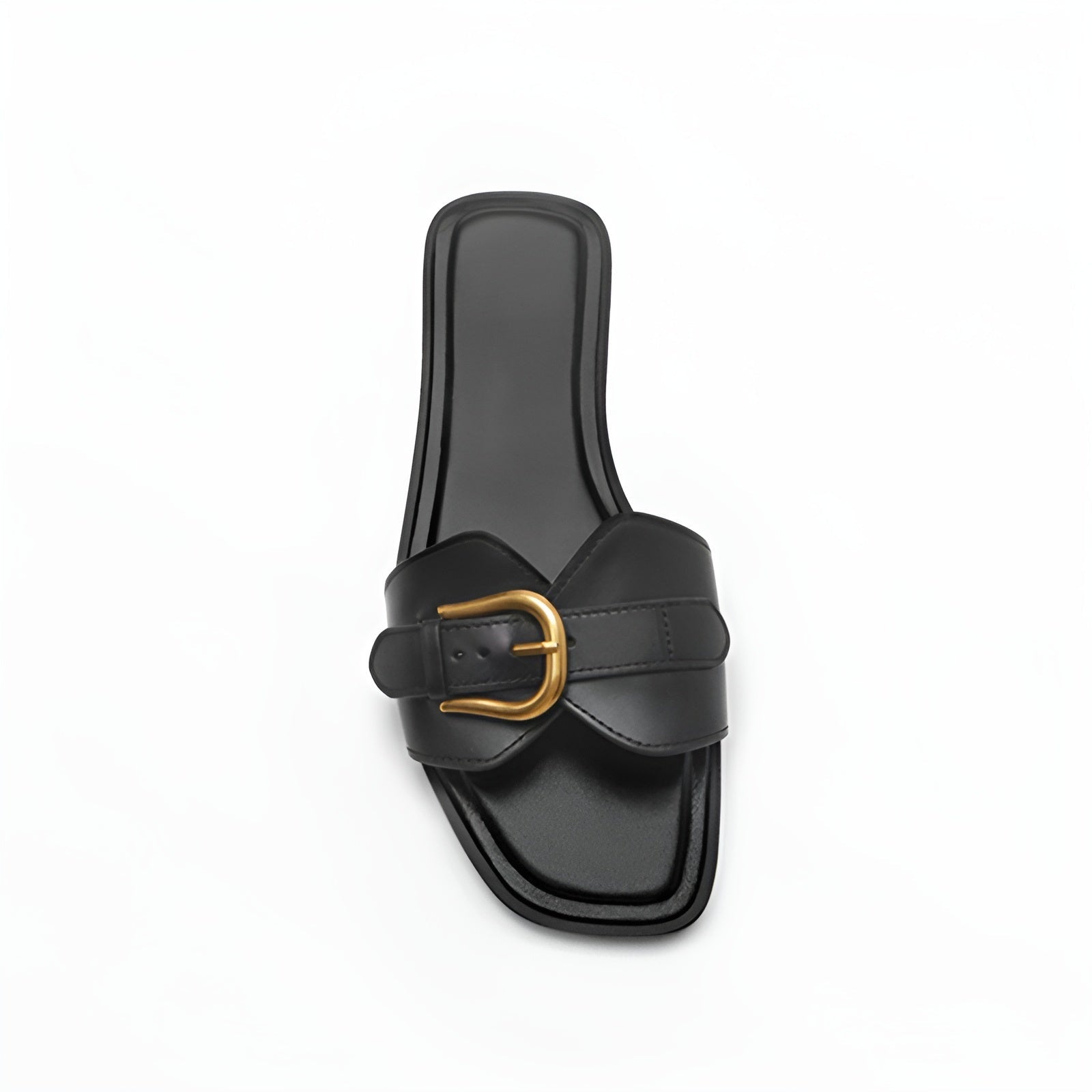 Minimalistische dames sandalen met gespdetail – Solène