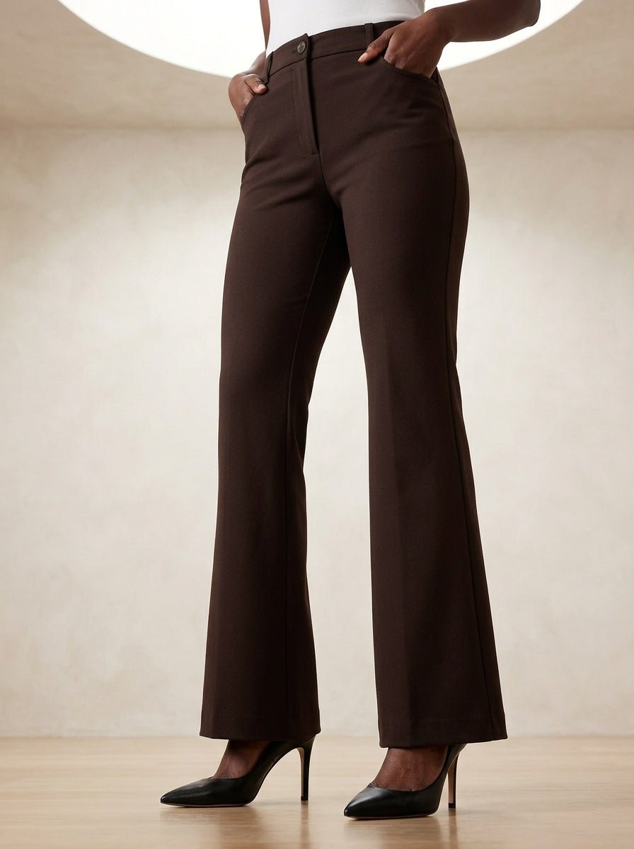 Modern Tailored Wide Leg Pantalon – Sophie