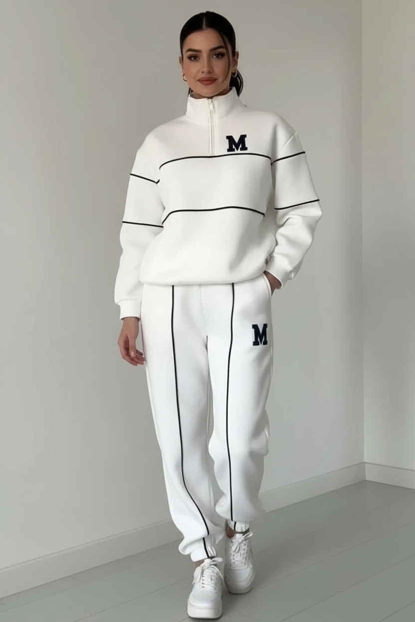 Moderne sportieve tweedelige set voor dames