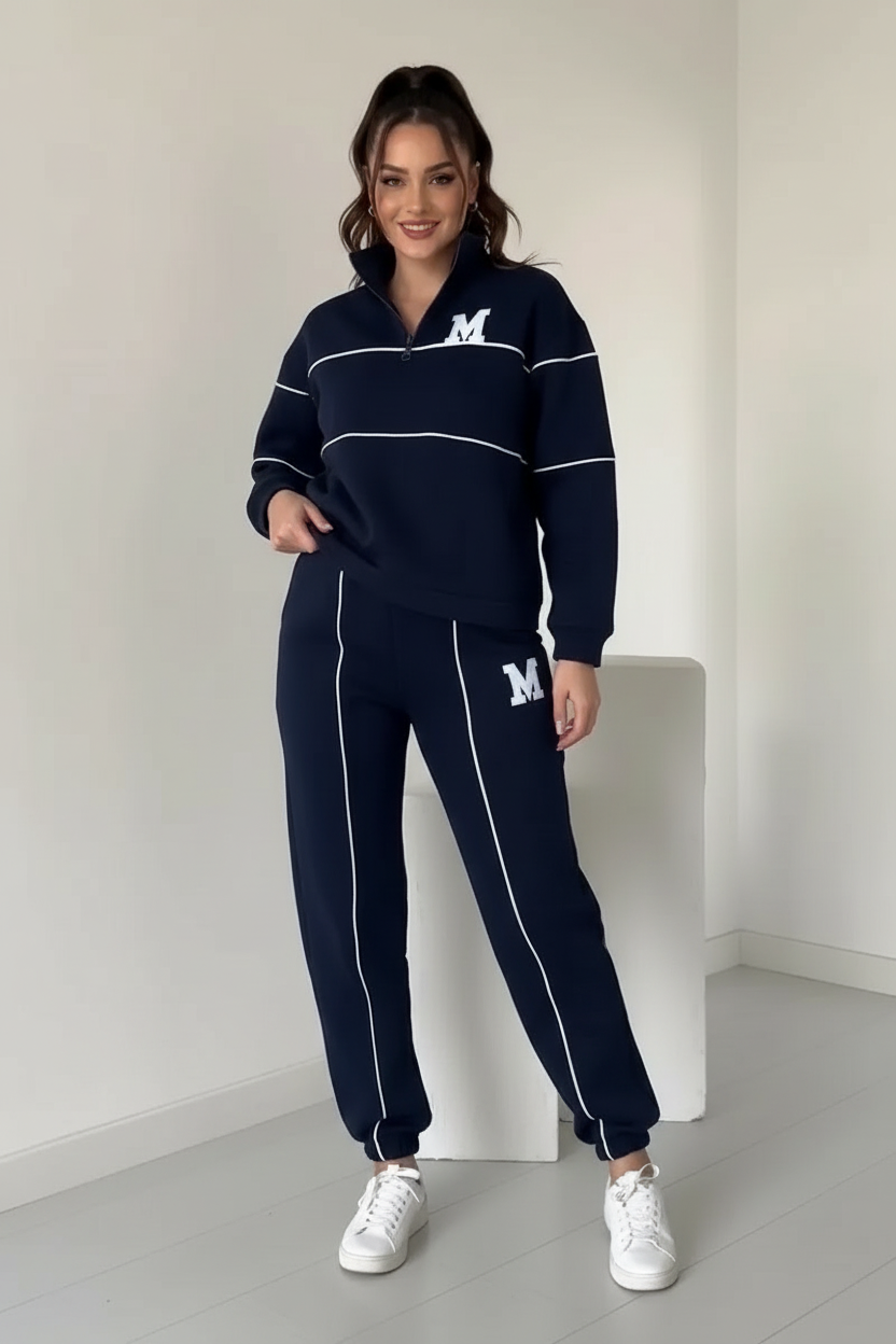 Moderne sportieve tweedelige set voor dames