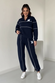 Moderne sportieve tweedelige set voor dames