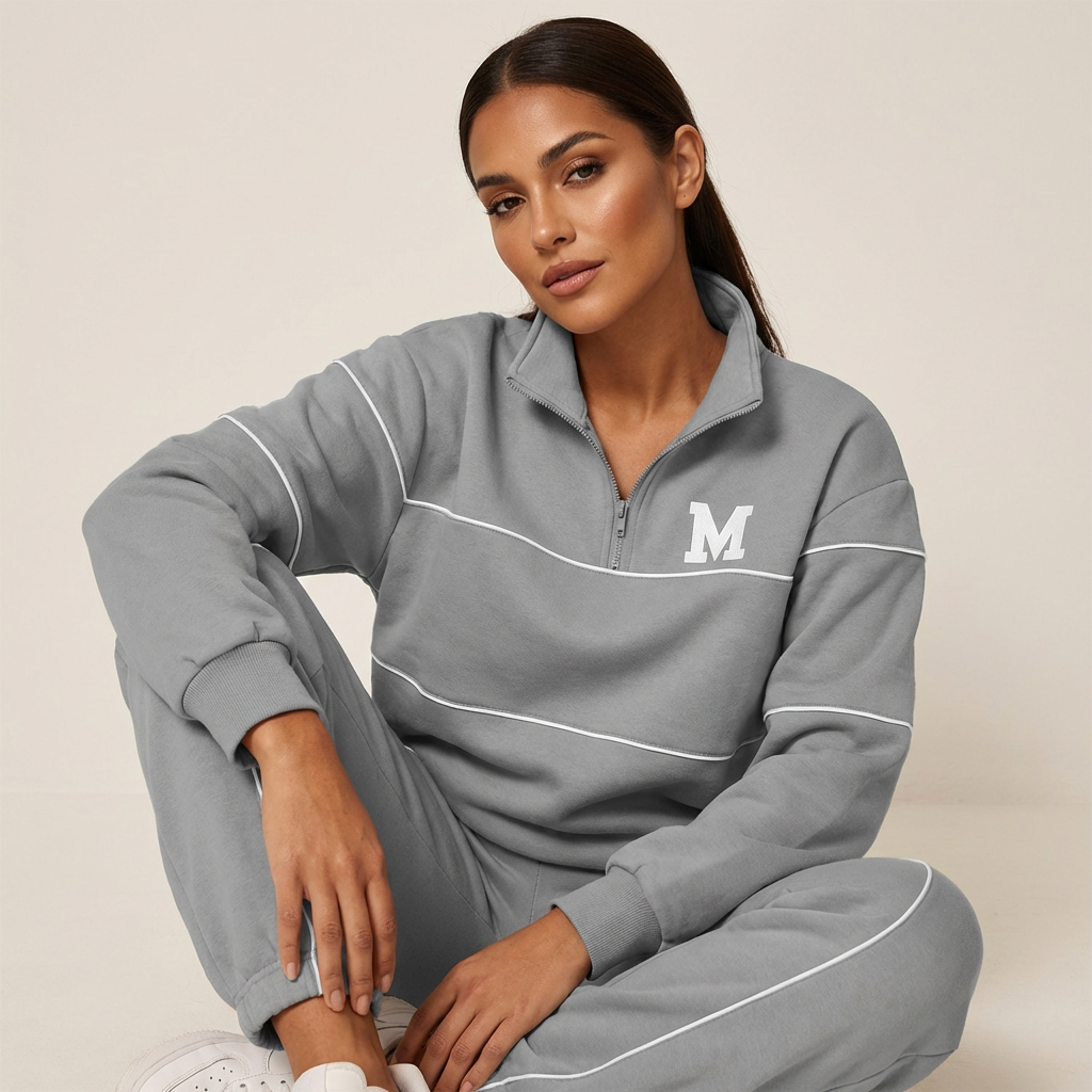 Moderne sportieve tweedelige set voor dames