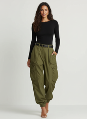 Modieuze parachute cargo dames broek – Lara