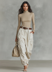 Modieuze parachute cargo dames broek – Lara