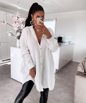 Mousseline oversized blouse - Freya