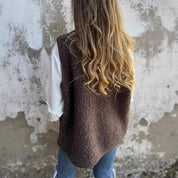 Mouwloos dames vest met knoopsluiting en zakken