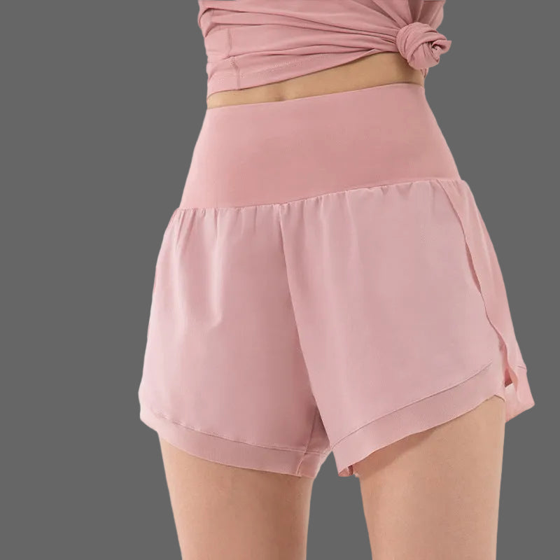 2-in-1 High Waist Sportshort – Elara