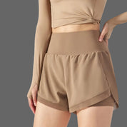 2-in-1 High Waist Sportshort – Elara