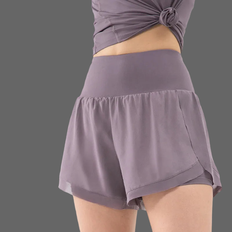 2-in-1 High Waist Sportshort – Elara