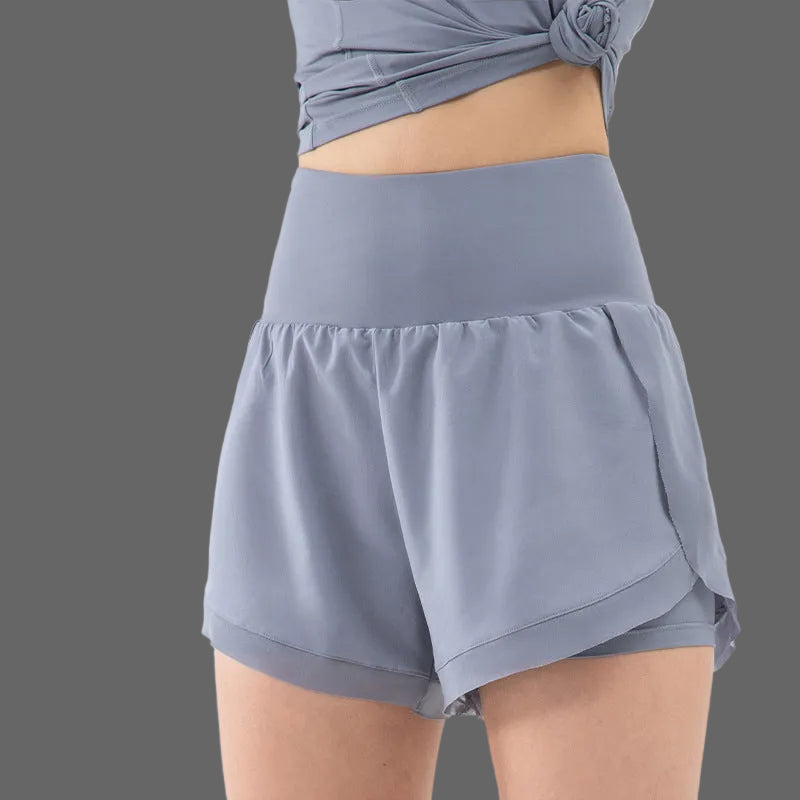 2-in-1 High Waist Sportshort – Elara