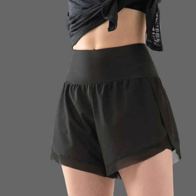 2-in-1 High Waist Sportshort – Elara