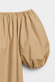 Off-shoulder mini jurk met pofmouwen - Sophia