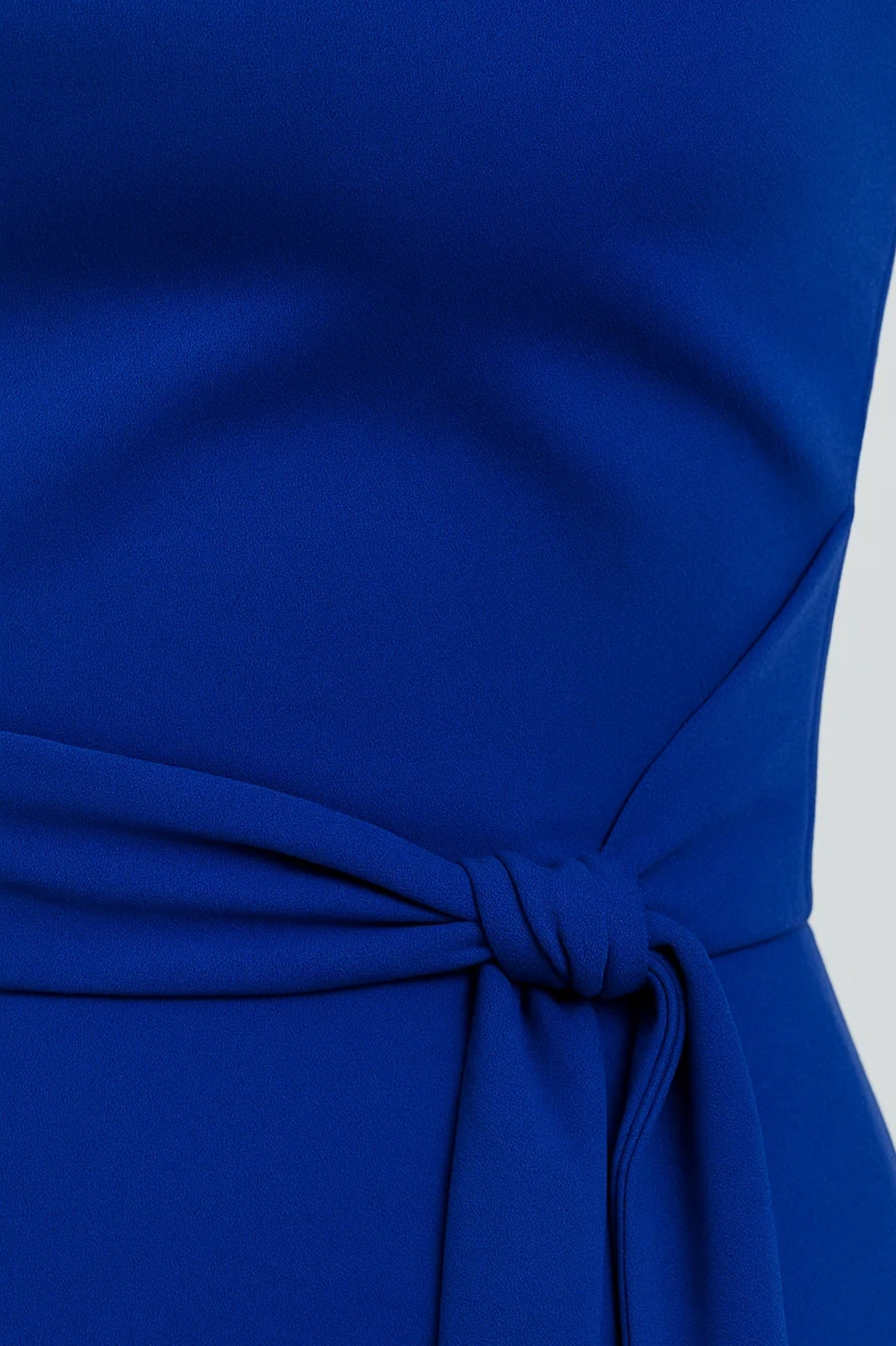 One-shoulder maxi jurk met tailleceintuur - Celeste