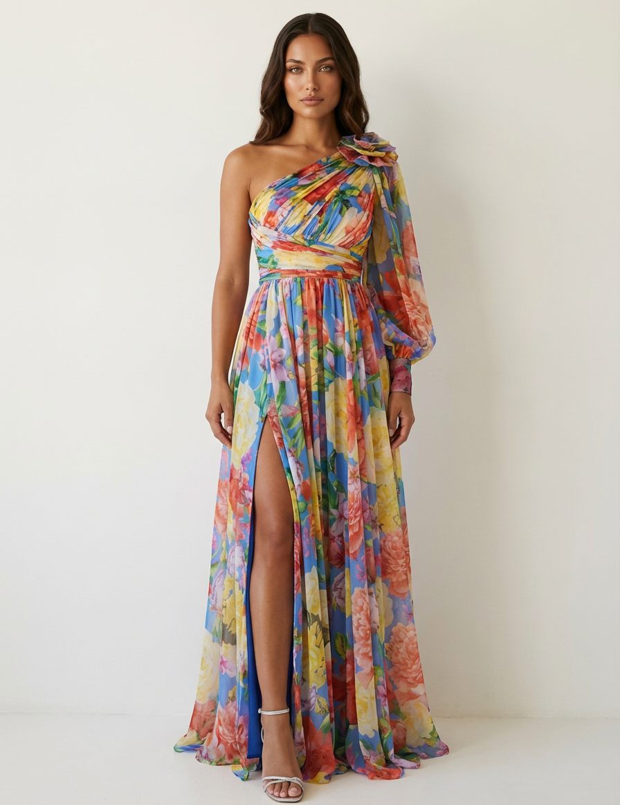 One_shoulder_bloemen_maxi_jurk_-_Fiora_1.png