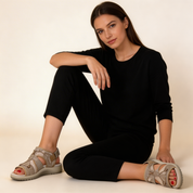 Nora, ademende en comfortabele sandalen met optimale ondersteuning voor actief dagelijks gebruik