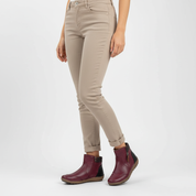 Orthopedische dames enkellaarsjes met rits en ondersteunende zool