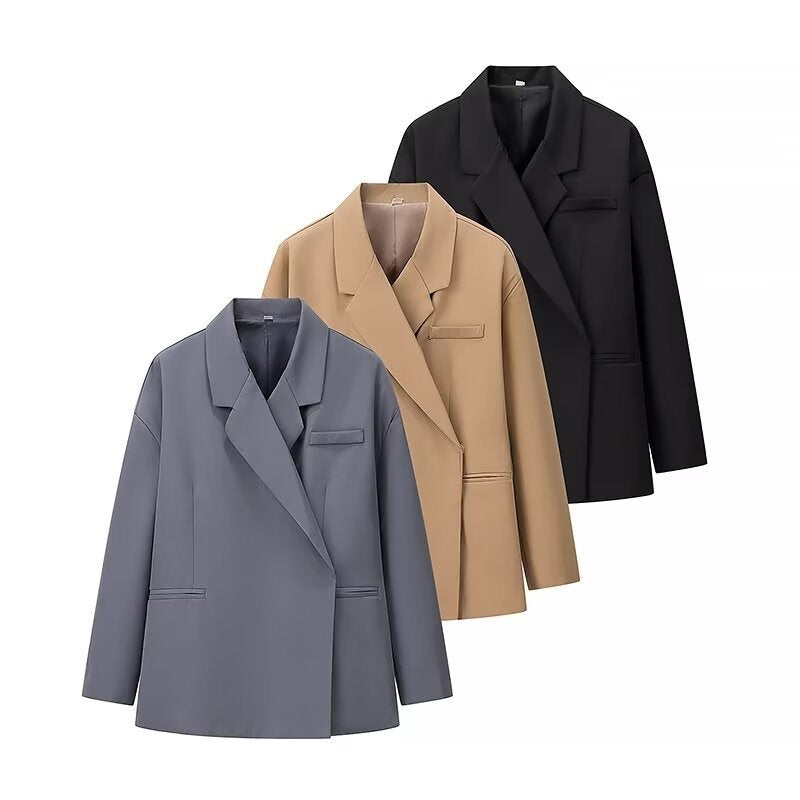 Oversized blazer met minimalistische snit - Amara