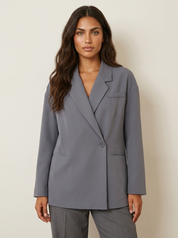 Oversized blazer met minimalistische snit - Amara