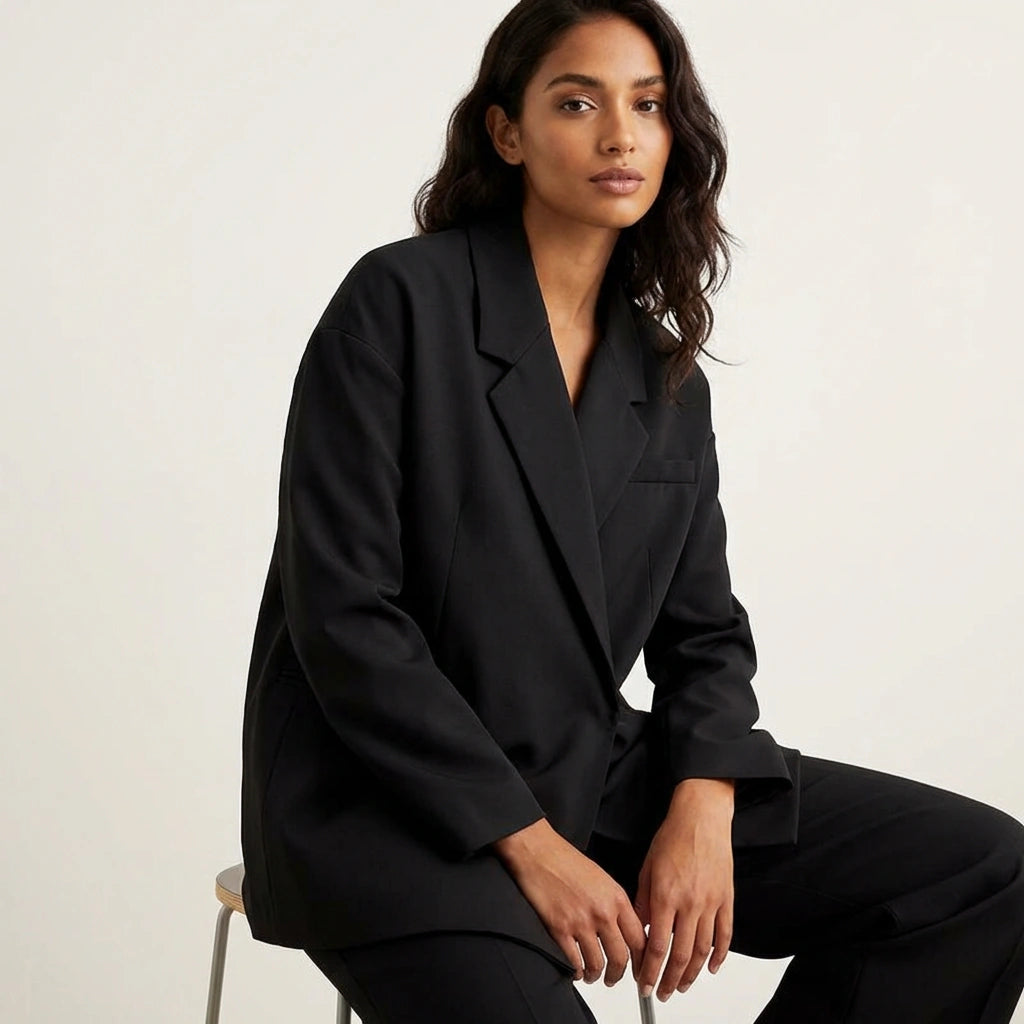 Oversized blazer met minimalistische snit - Amara