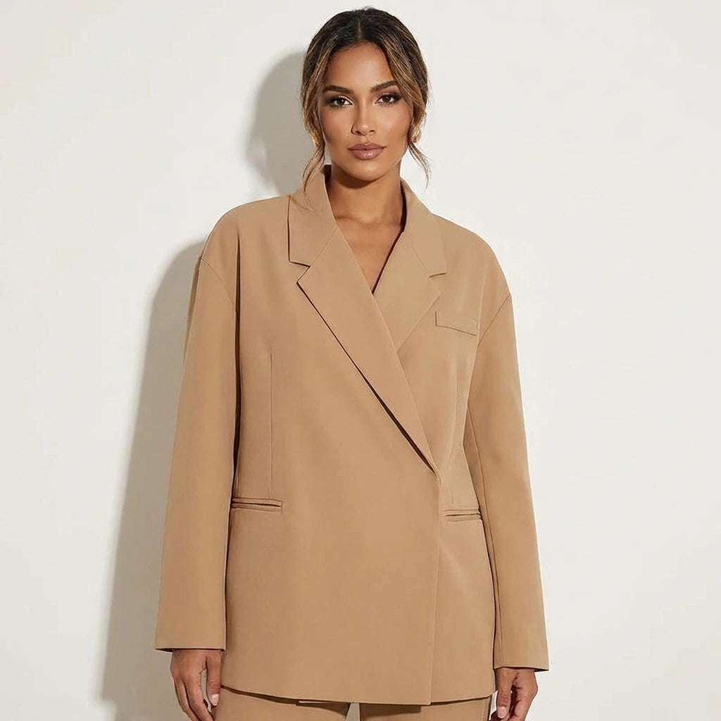 Oversized blazer met minimalistische snit - Amara