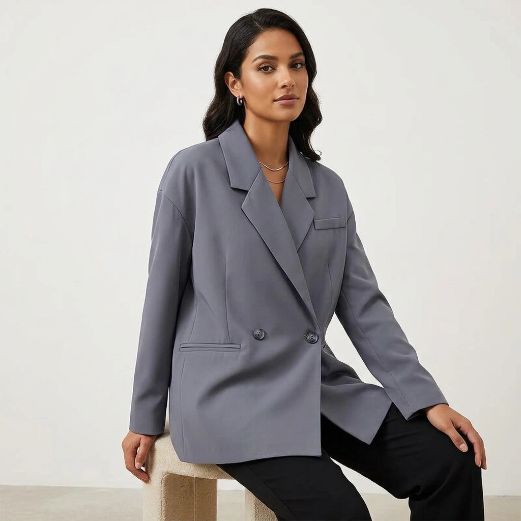 Oversized blazer met minimalistische snit - Amara