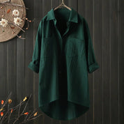 Oversized blouse met borstzakken - Sabrina