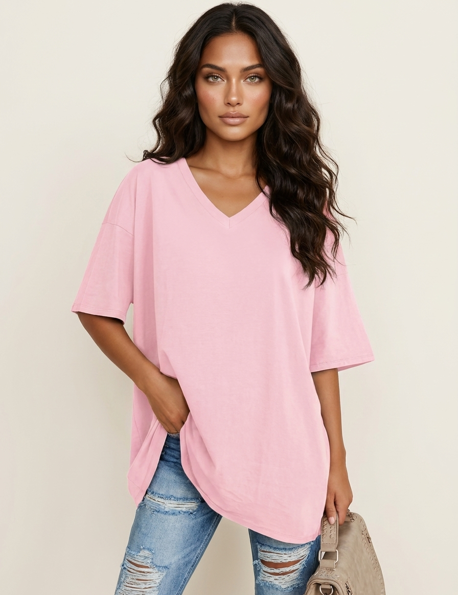 Oversized_dames_T-shirt_met_V-hals_-_Luna_1.png