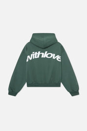 Oversized unisex hoodie met print - Lotte