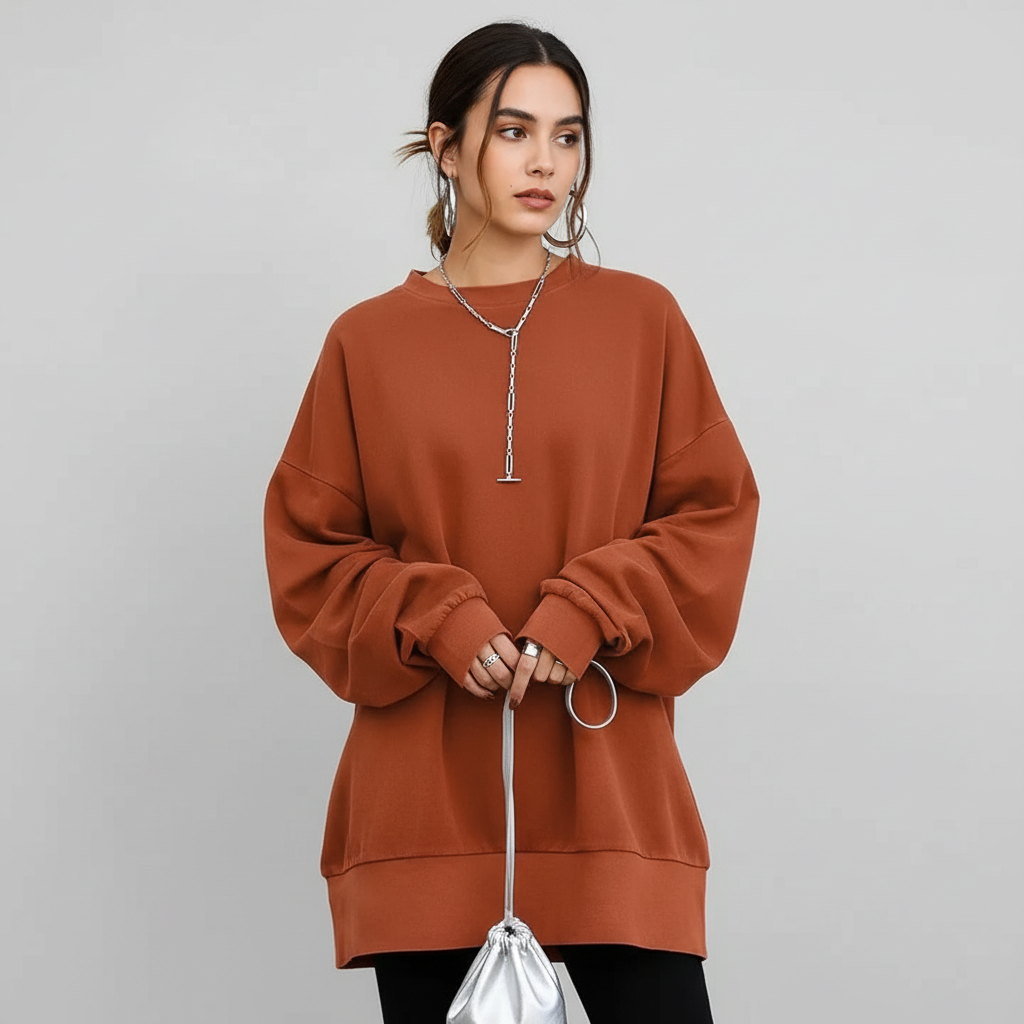 Oversized comfortabele dames sweater