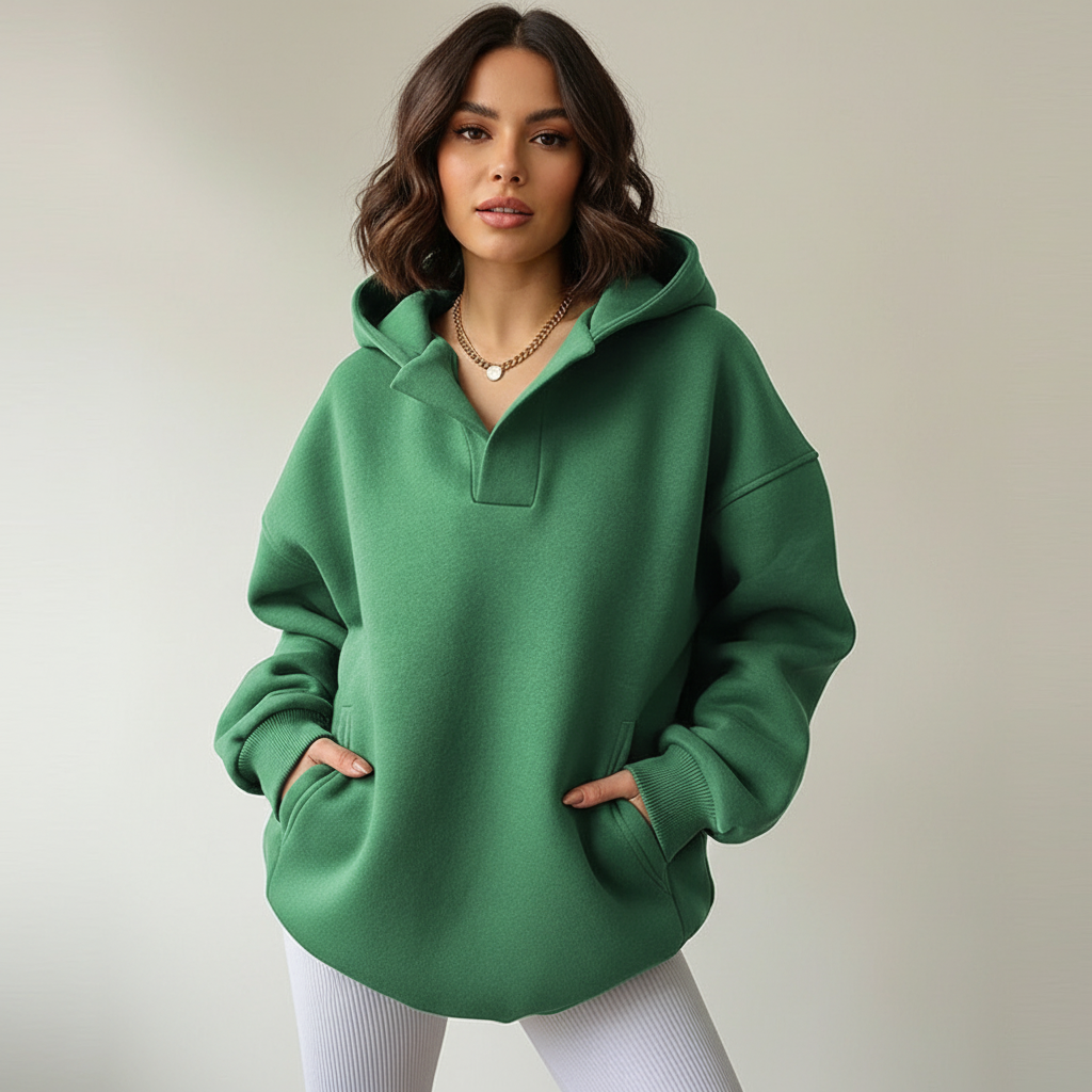 Oversized dames hoodie met capuchon – Sienna