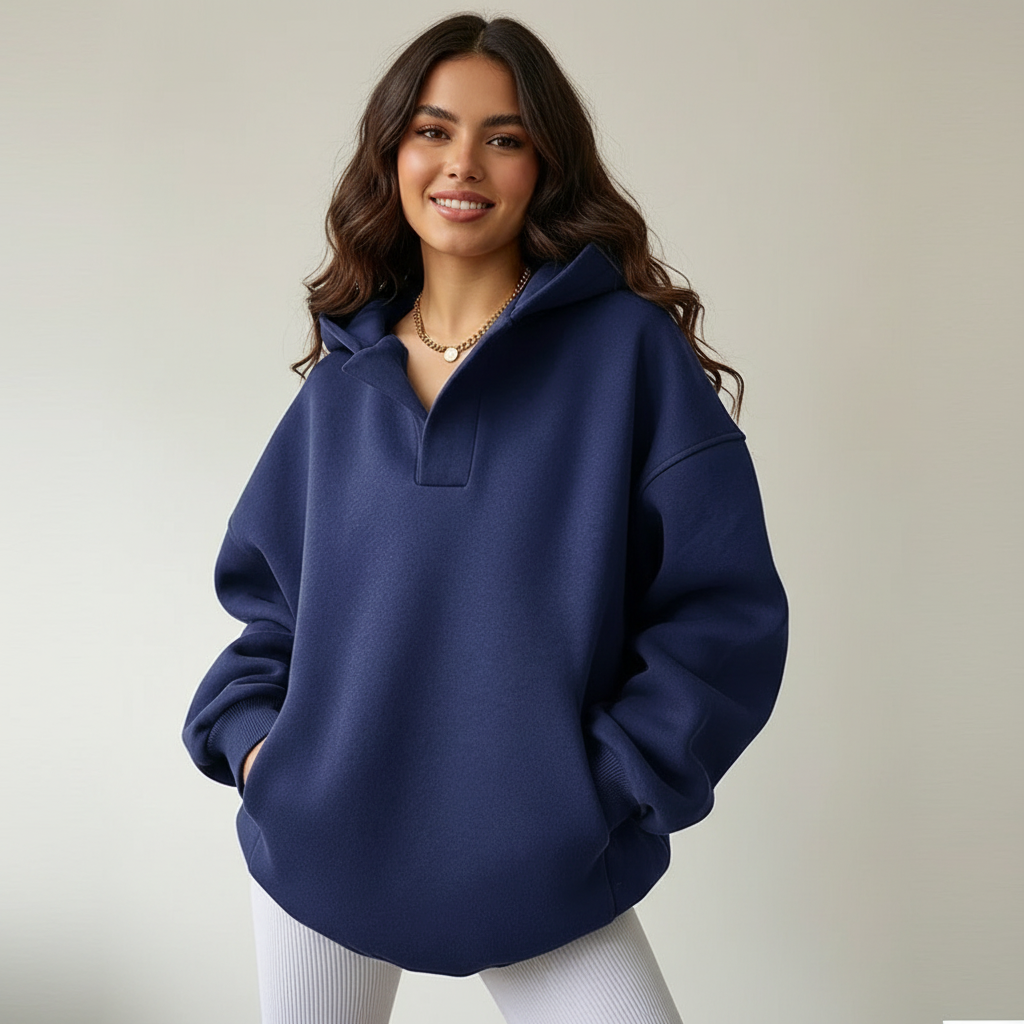 Oversized dames hoodie met capuchon – Sienna
