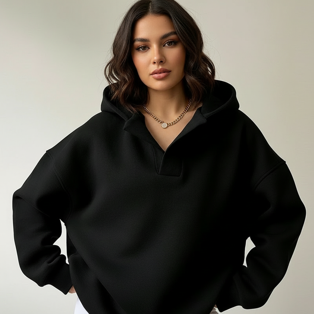 Oversized dames hoodie met capuchon – Sienna