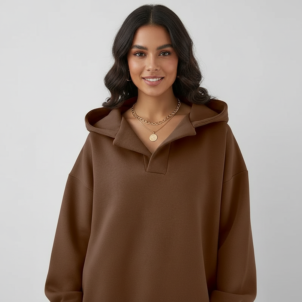 Oversized dames hoodie met capuchon – Sienna