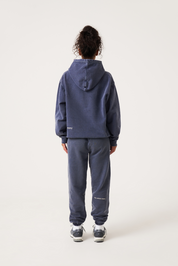 Oversized hoodie met statement details