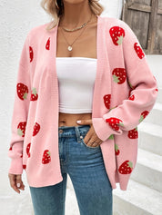 Oversized strawberry cardigan – Rosalie