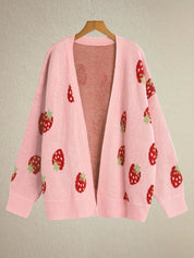 Oversized strawberry cardigan – Rosalie