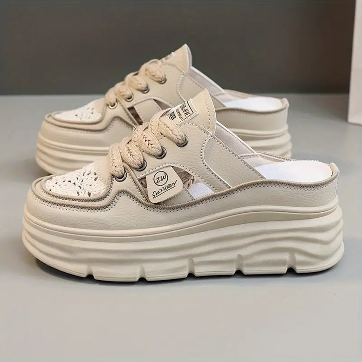 Platform lace-up slip-ons - Nova