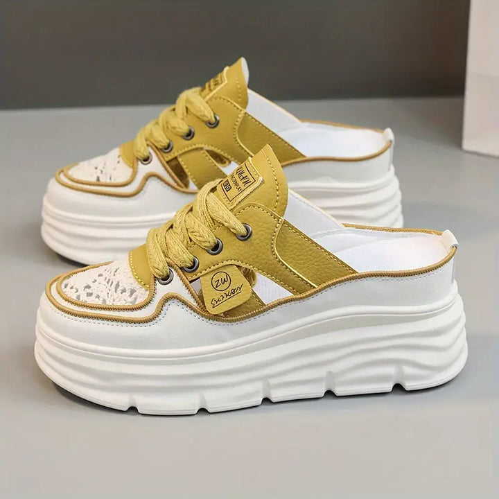 Platform lace-up slip-ons - Nova