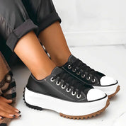 Platform sneakers met grove zool - Tess