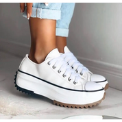 Platform sneakers met grove zool - Tess