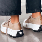 Platform sneakers met grove zool - Tess