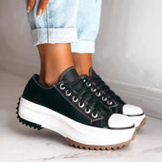 Platform sneakers met grove zool - Tess