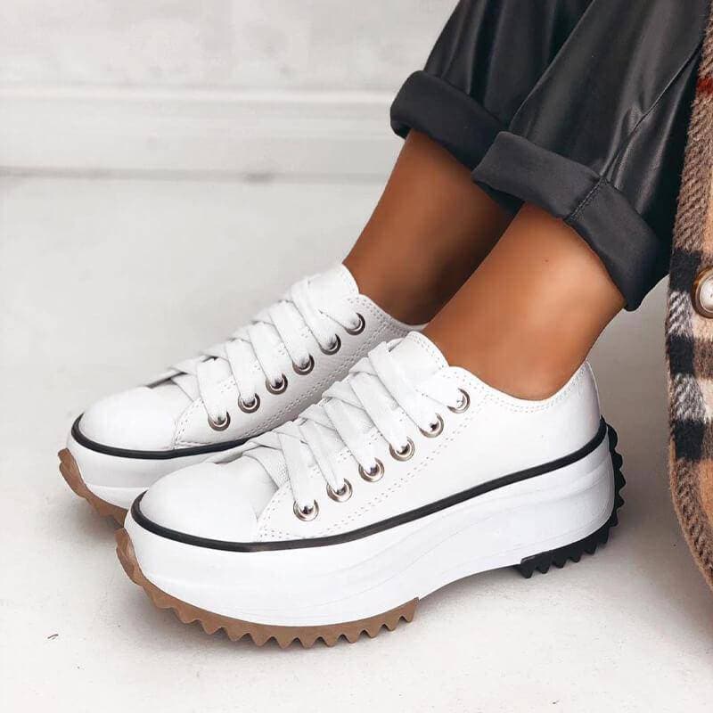 Platform sneakers met grove zool - Tess
